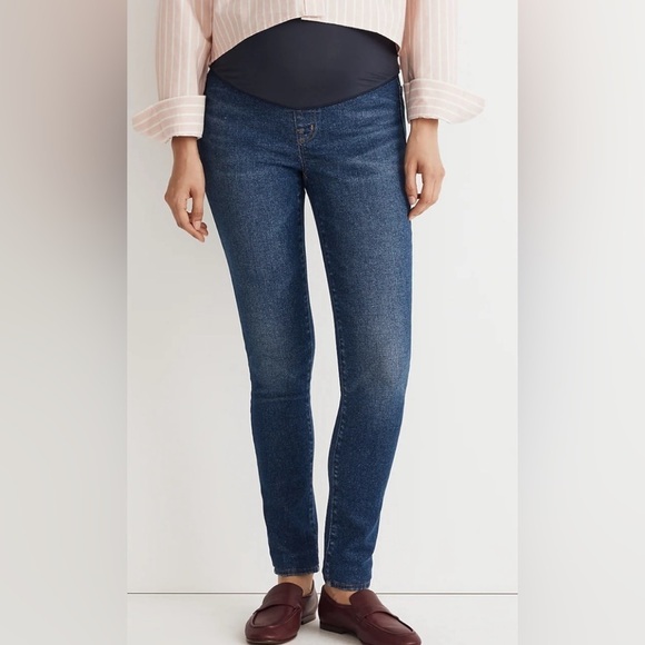 Madewell Over-the-Belly Tencel Edition Skinny Maternity Jeans size 27 - Picture 2 of 10